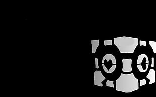 Portal (game), cube, minimalism HD wallpaper