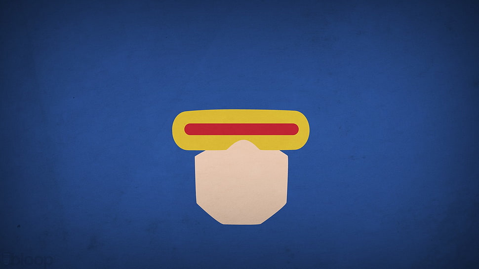 Marvel Comics, hero, minimalism, Cyclops HD wallpaper