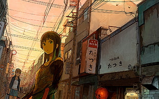 female anime character illustration, anime girls HD wallpaper