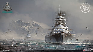 Warship game application HD wallpaper