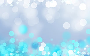 blue and white bubbles wallpaper