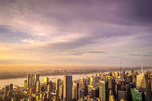 photo of city landscape HD wallpaper