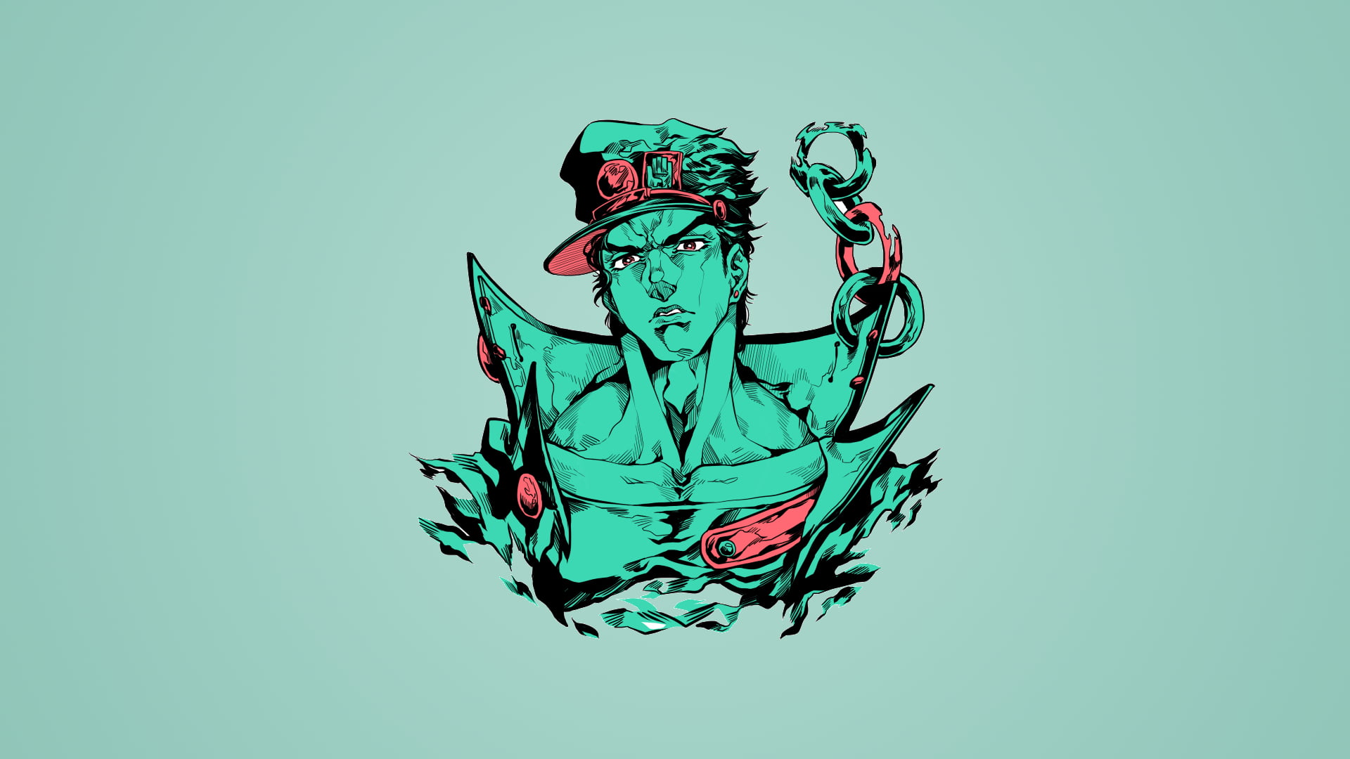 Online crop | man headbust illustration, anime, JoJo's Bizarre ...