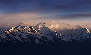 mountain filled with snow, landscape, nature, Himalayas, Nepal