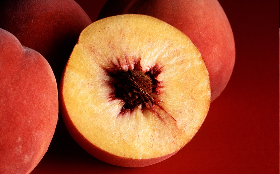 sliced apple fruits HD wallpaper