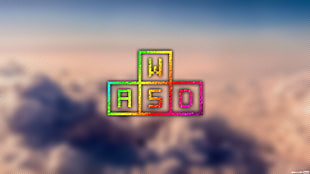 WASD logo, WASD, pixel art, Trixel, video games