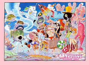 One Piece fan art wallpaper, One Piece, anime