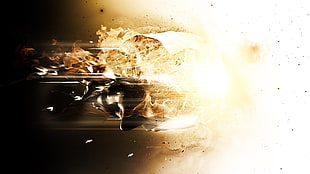 Explosion,  Debris,  Flying,  Form