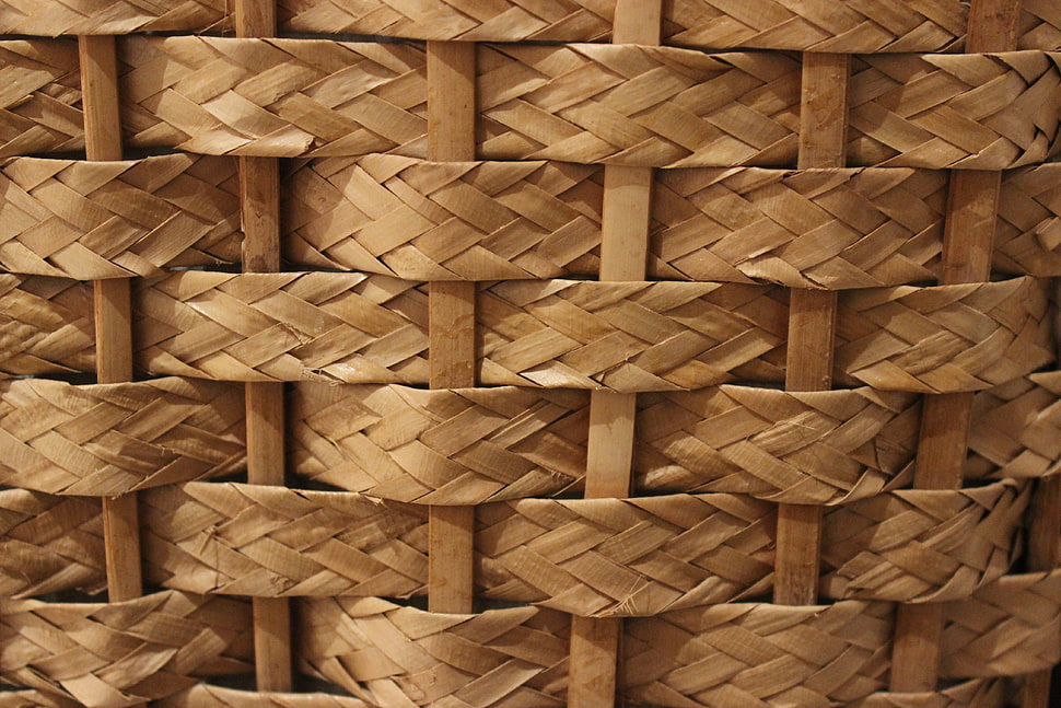brown wicker surfacer HD wallpaper