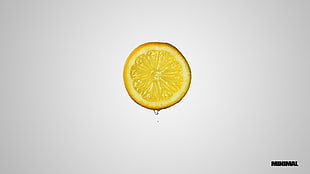 orange fruit, fruit, minimalism, techno, Tatof HD wallpaper