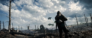 Call of Duty digital wallapaper, Battlefield 1, EA DICE, World War I, soldier