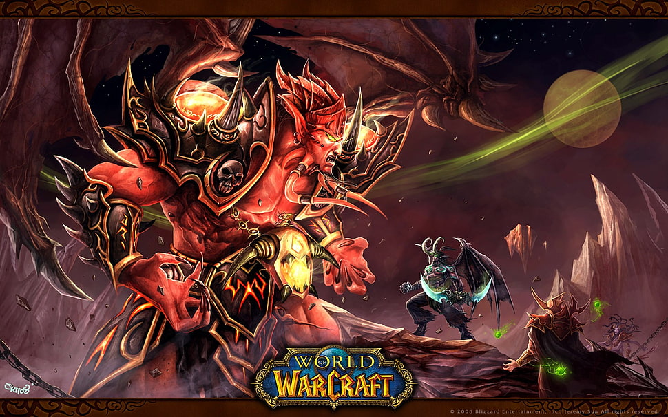 World of Warcraft poster, World of Warcraft, Illidan Stormrage, Kael'thas, video games HD wallpaper