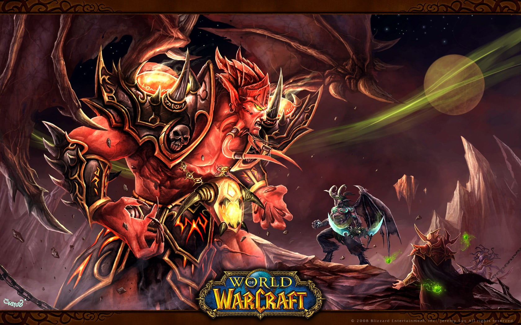 World of Warcraft poster, World of Warcraft, Illidan Stormrage, Kael'thas, video games