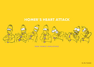 Homer's Heart Attact illustration