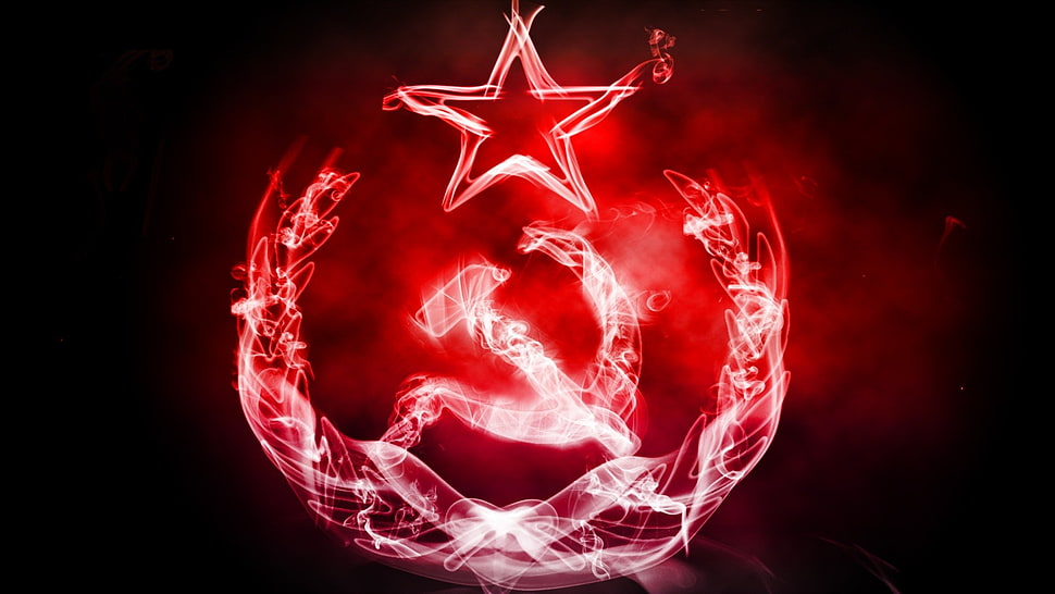 Soviet emblem, USSR, Russia HD wallpaper