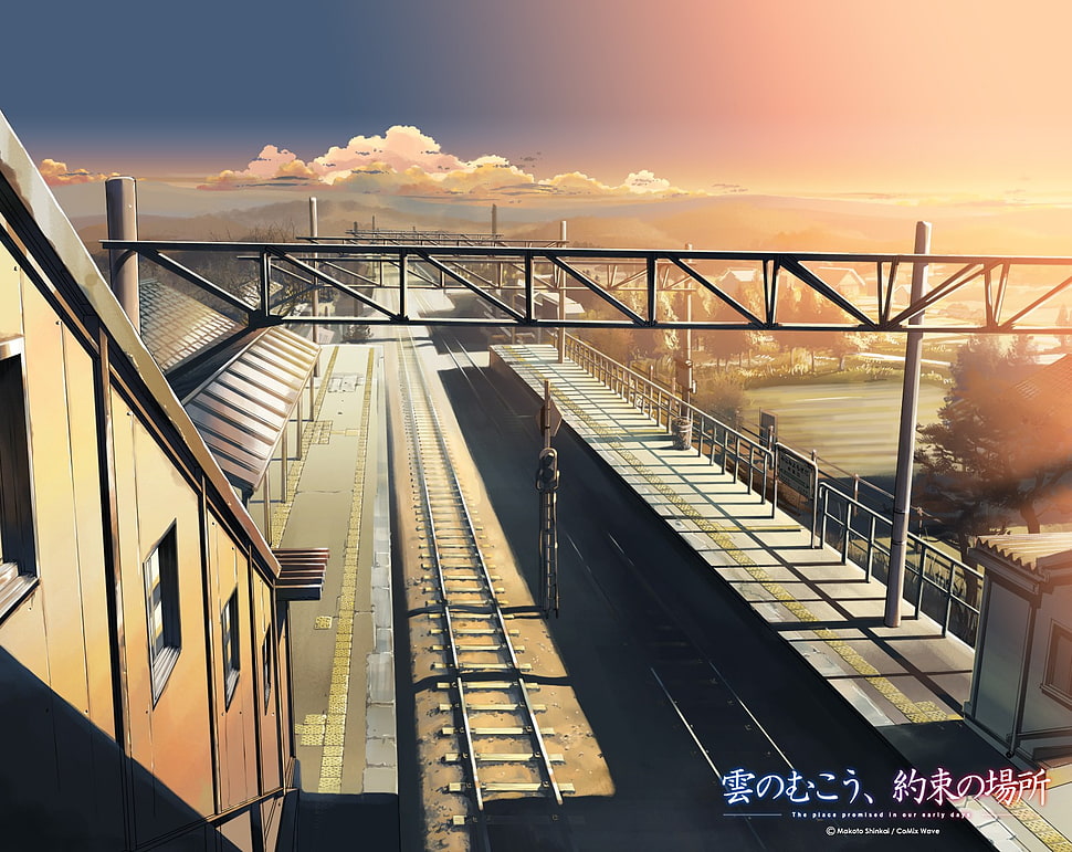 train rails HD wallpaper