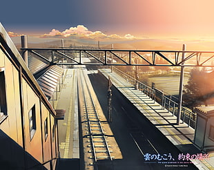train rails HD wallpaper