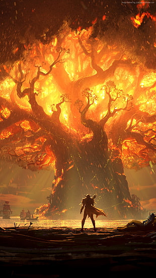 online videogame screenshot, World of Warcraft: Battle for Azeroth, screenshot, 8k HD wallpaper