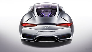 gray Infiniti car, concept cars, Infiniti Emerg E HD wallpaper