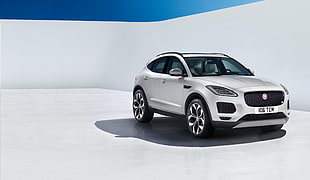 silver SUV