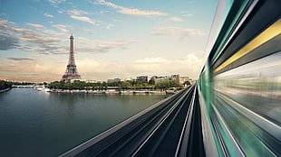 Eiffel Tower, Paris, Paris, France, Eiffel Tower, motion blur HD wallpaper