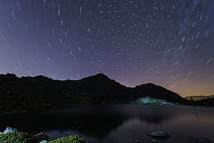photography of star time lapse