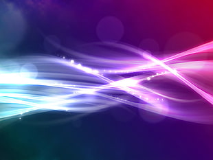 purple and blue twirl light wallpaper, abstract, shapes, colorful HD wallpaper