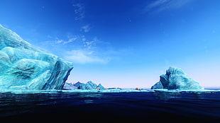 ice bergs lot, The Elder Scrolls V: Skyrim HD wallpaper