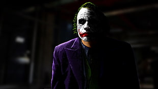 The Joker movie still, Joker, Batman, The Dark Knight, Heath Ledger HD wallpaper