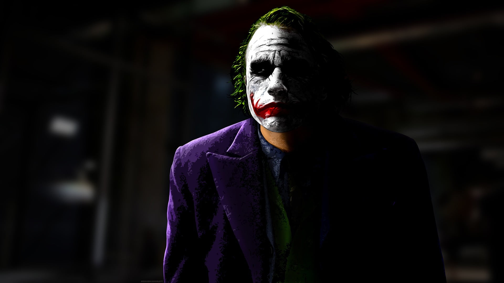 The Joker Movie Still Joker Batman The Dark Knight Heath