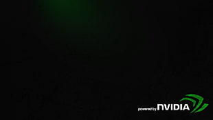 NVIDIA logo, Nvidia, video games, green, logo
