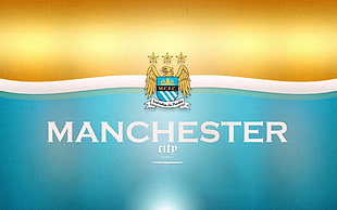 Machester City logo HD wallpaper