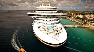 white cruise ship, cruise ship, Princess Cruises