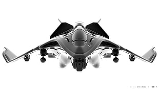 black and white aircraft poster