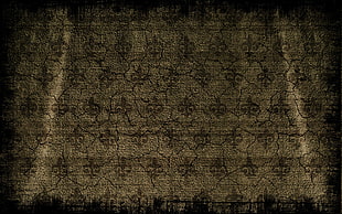 grey and black floral textile