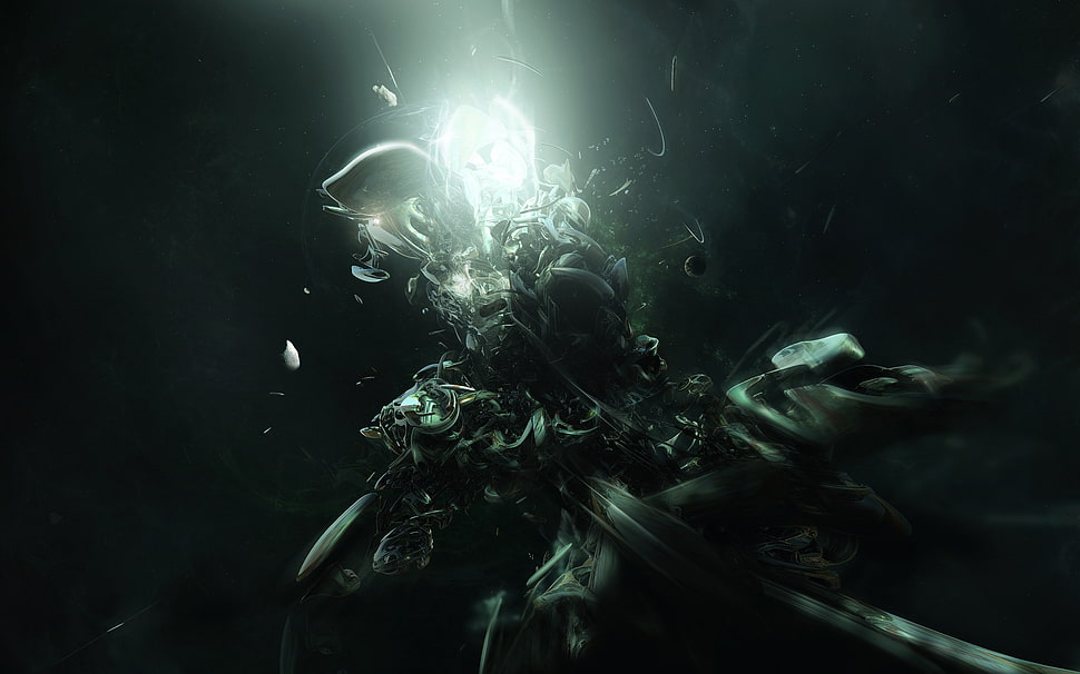 Explosion,  Dark,  Light,  Flash HD wallpaper