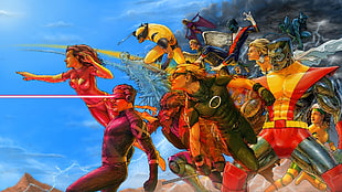 Marvel X-Men illustration HD wallpaper