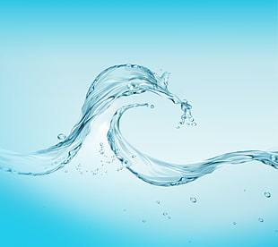 wave of water HD wallpaper