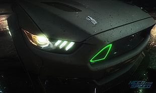 black Ford Mustang, Need for Speed, video games, PC gaming, Gamer