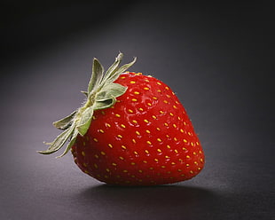 red and green strawberry