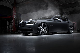 gray BMW M-Series sedan