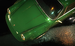 green car, video games, Need for Speed, 2015, RWB