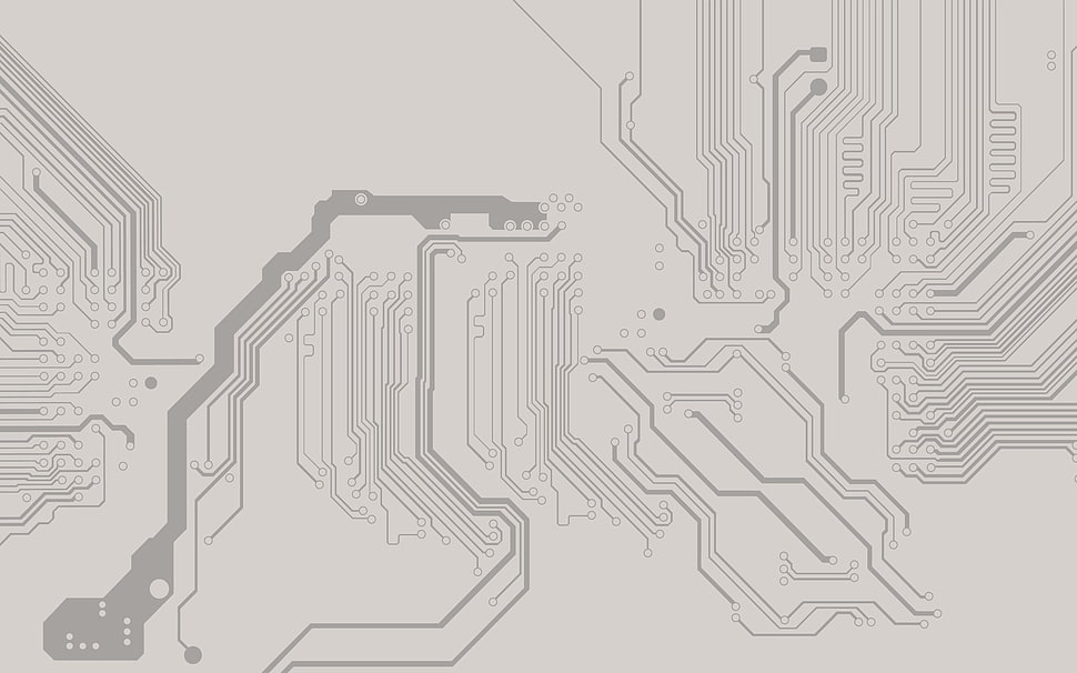 white and gray abstract artwork HD wallpaper