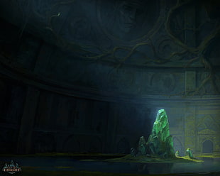 green stone graphic wallpaper, Pillars of Eternity, RPG