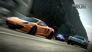 orange coupe, Need for Speed: The Run HD wallpaper