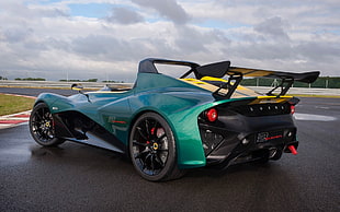 blue and black convertible coupe, Lotus, Lotus 3-Eleven, car