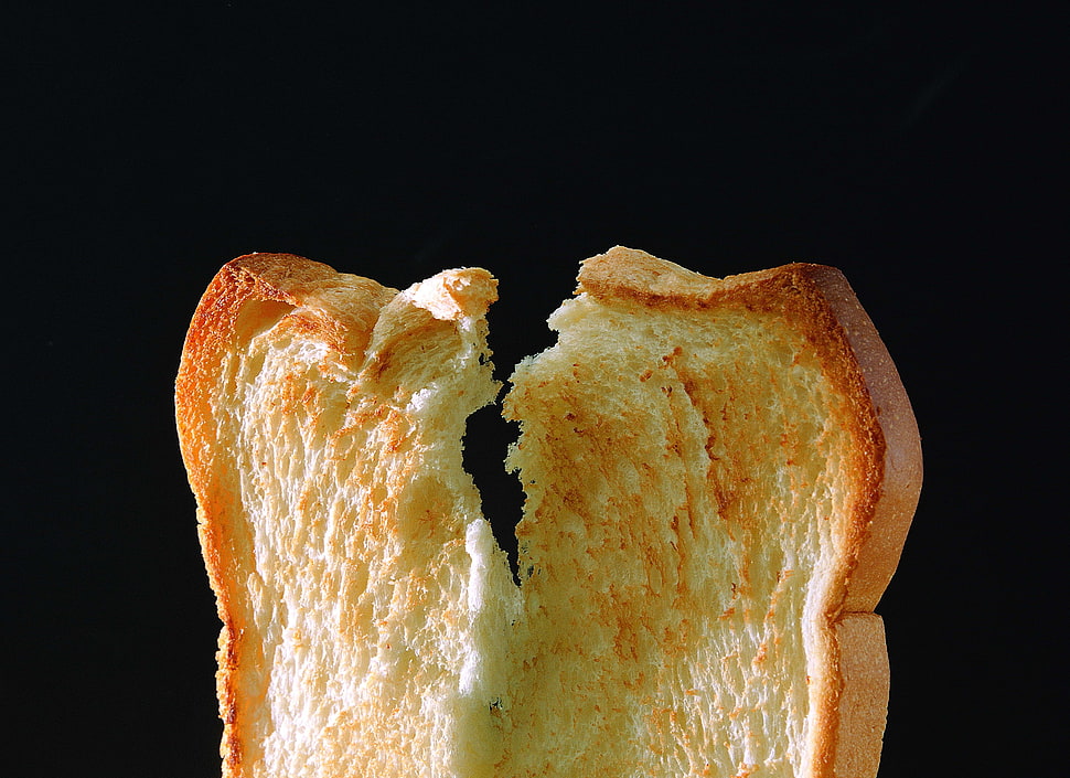 brown toasted bread HD wallpaper