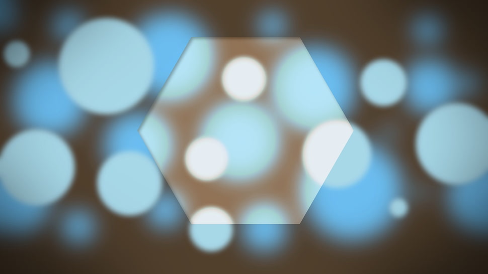 bokeh light, minimalism, bokeh, hexagon HD wallpaper