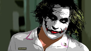 Joker illustration, Joker, The Dark Knight, MessenjahMatt, Batman
