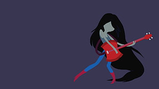 The Adventure Time Marceline the Vampire Queen wallpaper, Marceline the vampire queen, Adventure Time, simple background HD wallpaper